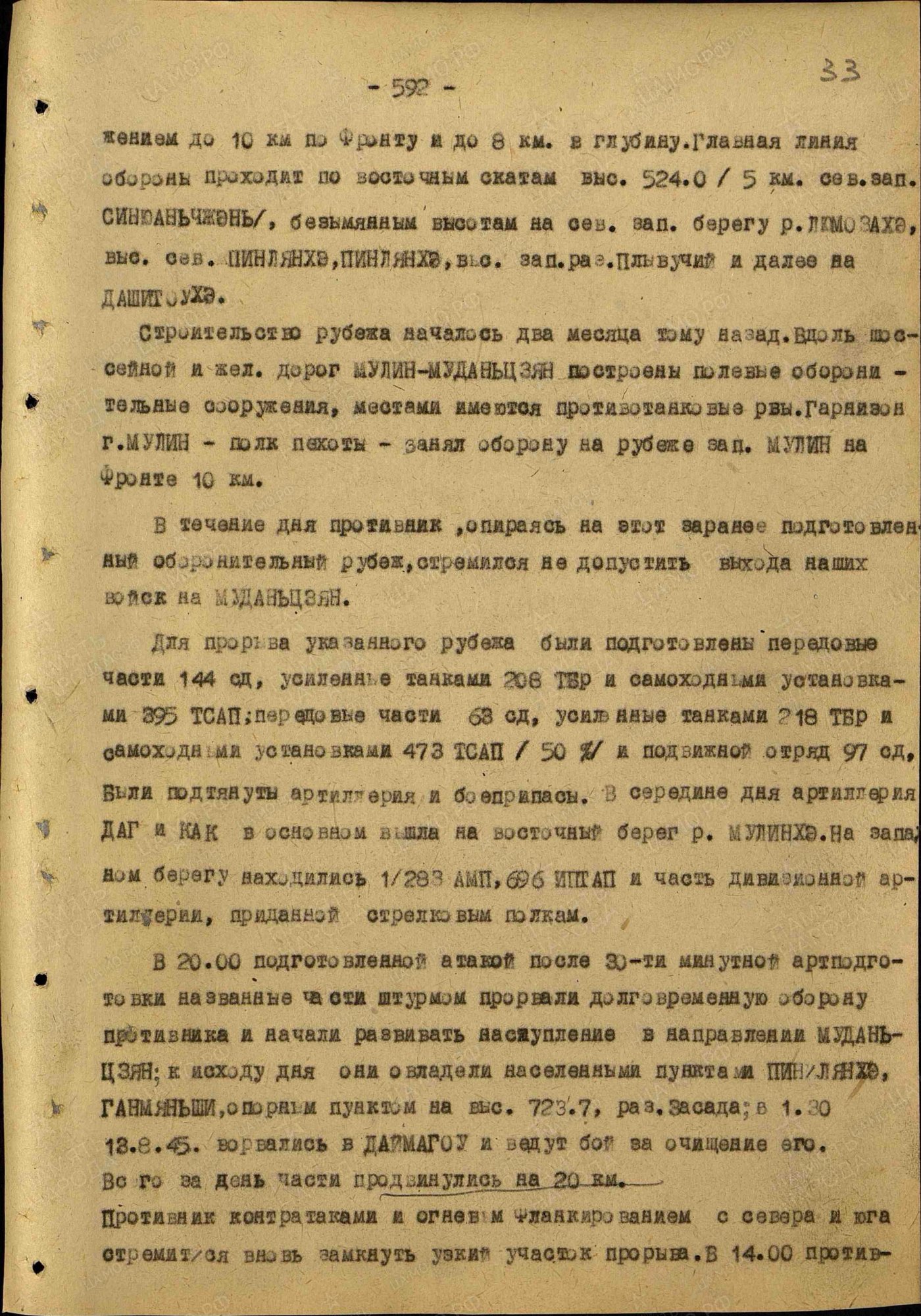 Прорыв Долговременной обороны противника