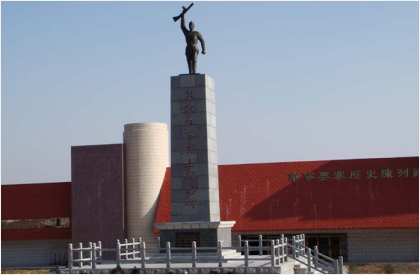 Монумент советским воинам в Харбине, на бывшей Соборной площади