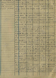 Журнал боевых действий о взятии г. Джанкой