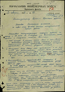 Итоговое инженерное донесение