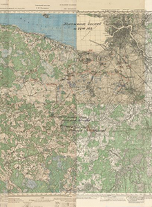 Карта положения частей 42 А на 22.00 14.9