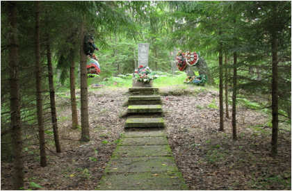 Место гибели бойцов 485 стрелкового полка 177 стрелковой дивизии