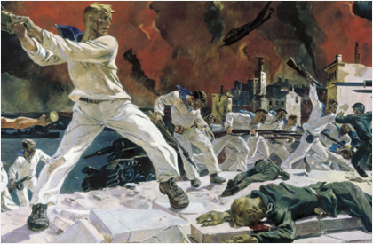 Александр Александрович Дейнека. Оборона Севастополя. 1942