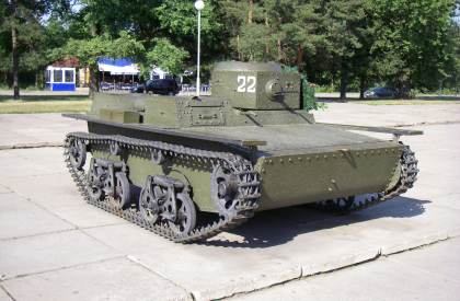 Танк Т-38, музей Прорыв блокады Ленинграда