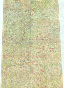 Карта положения войск СЗФ, РезФ, ЗапФ, БрянФ