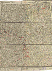 Карта положения частей ЗапФ к 23.8.41 г.