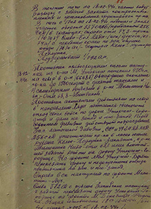 Наступление противника 18.02.44